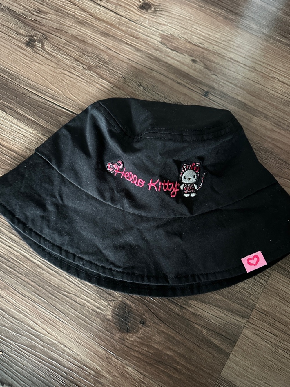 Hello Kitty Black Bucket Hat